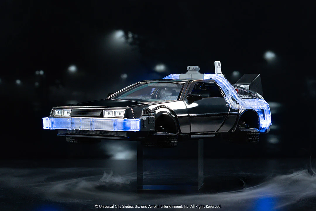 Back to the Future Time Machine, 1:24 Scale Vehicle (Chrome Exclusive) - Image 14