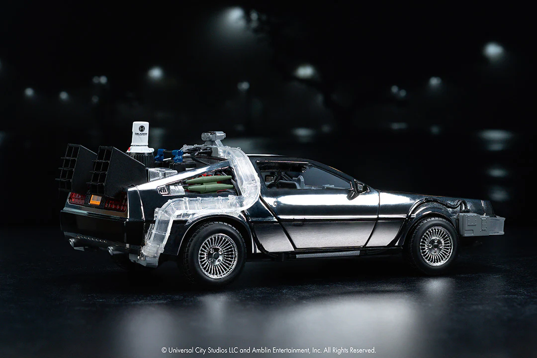 Back to the Future Time Machine, 1:24 Scale Vehicle (Chrome Exclusive) - Image 22