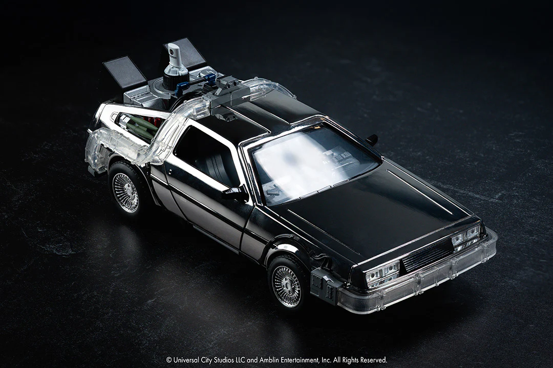 Back to the Future Time Machine, 1:24 Scale Vehicle (Chrome Exclusive) - Image 23
