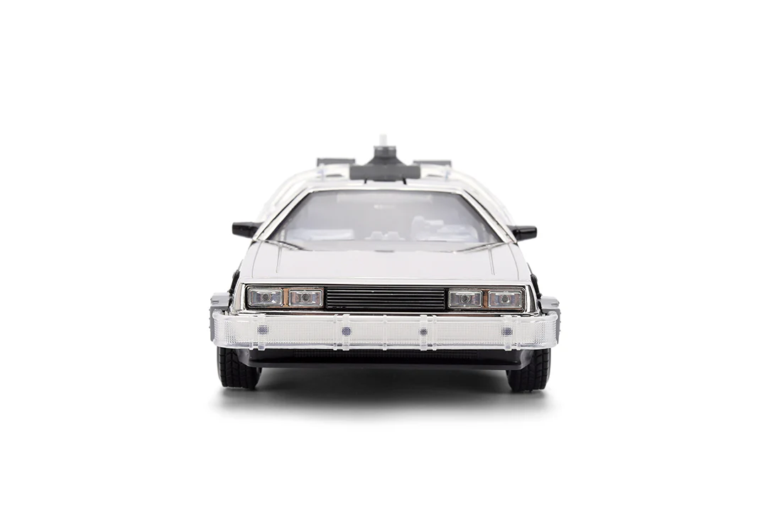 Back to the Future Time Machine, 1:24 Scale Vehicle (Chrome Exclusive) - Image 5