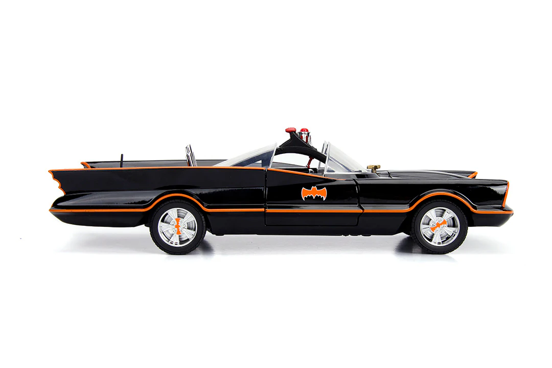 Batman Classic TV Series Batmobile with Batman & Robin, 1:18 Scale Vehicle & 3.75" Figures - Image 12