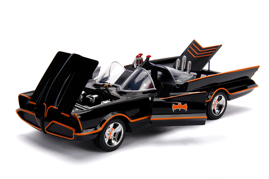Batman Classic TV Series Batmobile with Batman & Robin, 1:18 Scale Vehicle & 3.75" Figures - Image 14