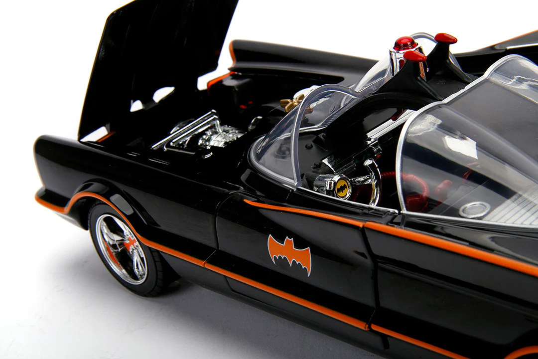 Batman Classic TV Series Batmobile with Batman & Robin, 1:18 Scale Vehicle & 3.75" Figures - Image 15