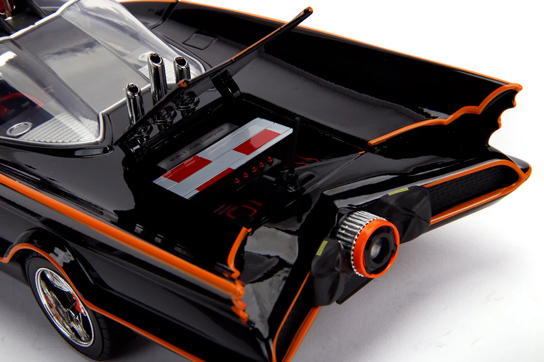 Batman Classic TV Series Batmobile with Batman & Robin, 1:18 Scale Vehicle & 3.75" Figures - Image 16