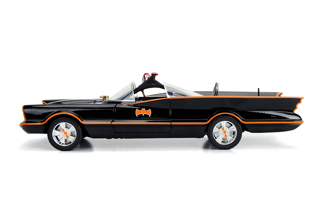 Batman Classic TV Series Batmobile with Batman & Robin, 1:18 Scale Vehicle & 3.75" Figures - Image 8