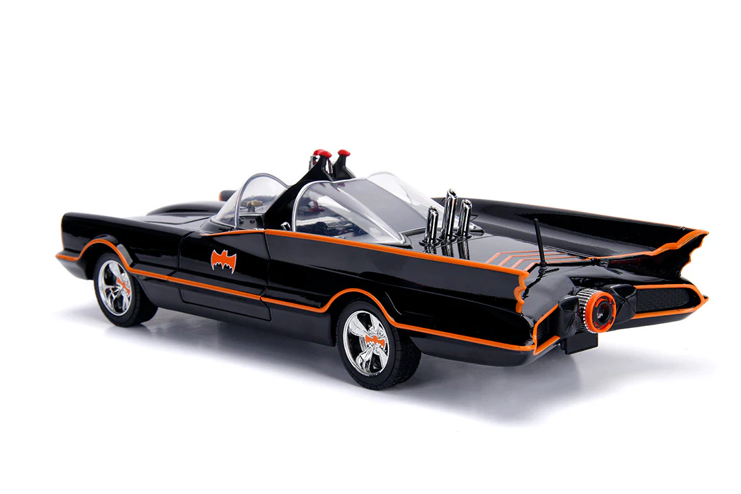 Batman Classic TV Series Batmobile with Batman & Robin, 1:18 Scale Vehicle & 3.75" Figures - Image 9