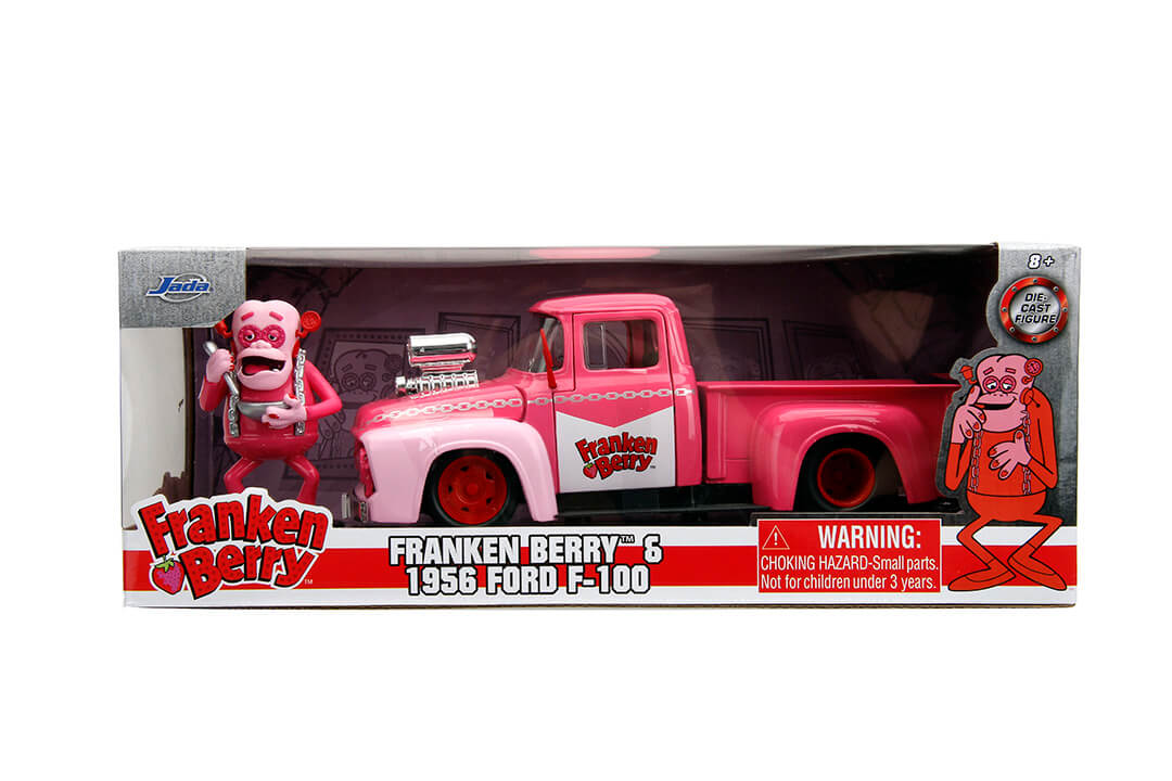 General Mills, Franken Berry & 1956 Ford F-100, 1:24 Scale Vehicle & 2.75" Figure - Image 2