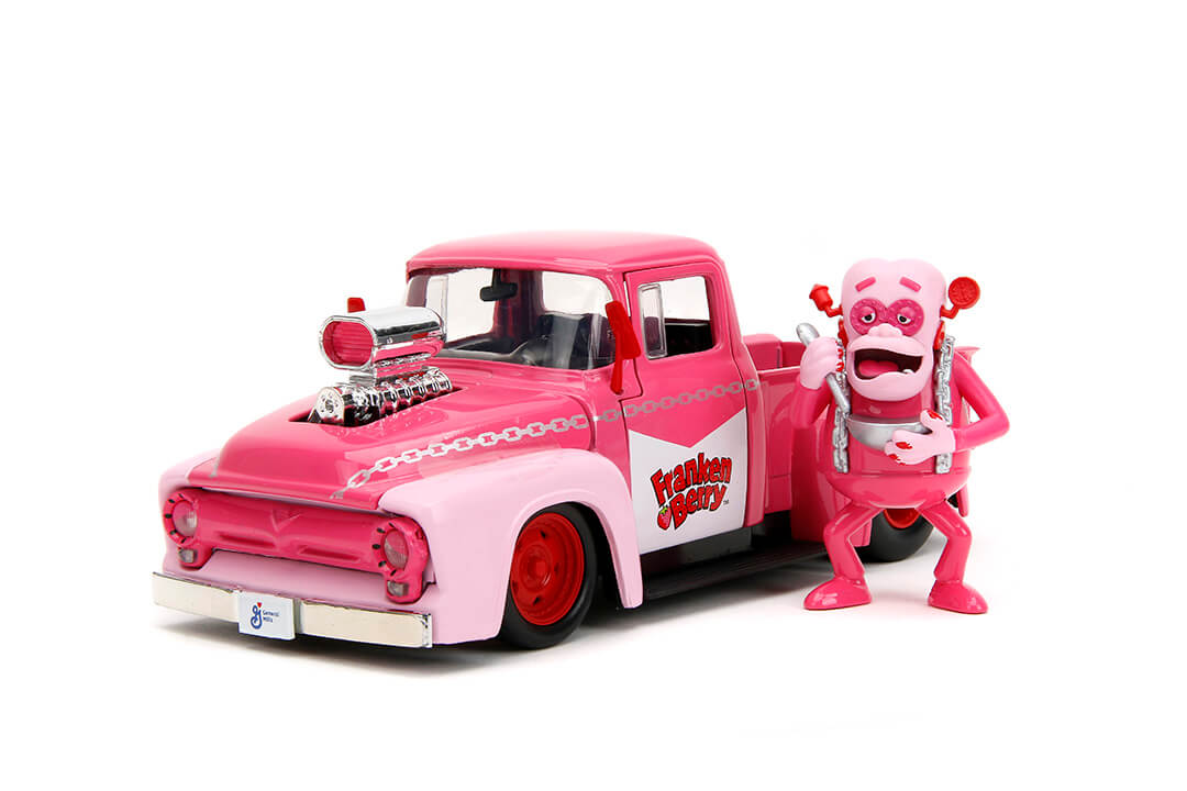General Mills, Franken Berry & 1956 Ford F-100, 1:24 Scale Vehicle & 2.75" Figure - Image 3