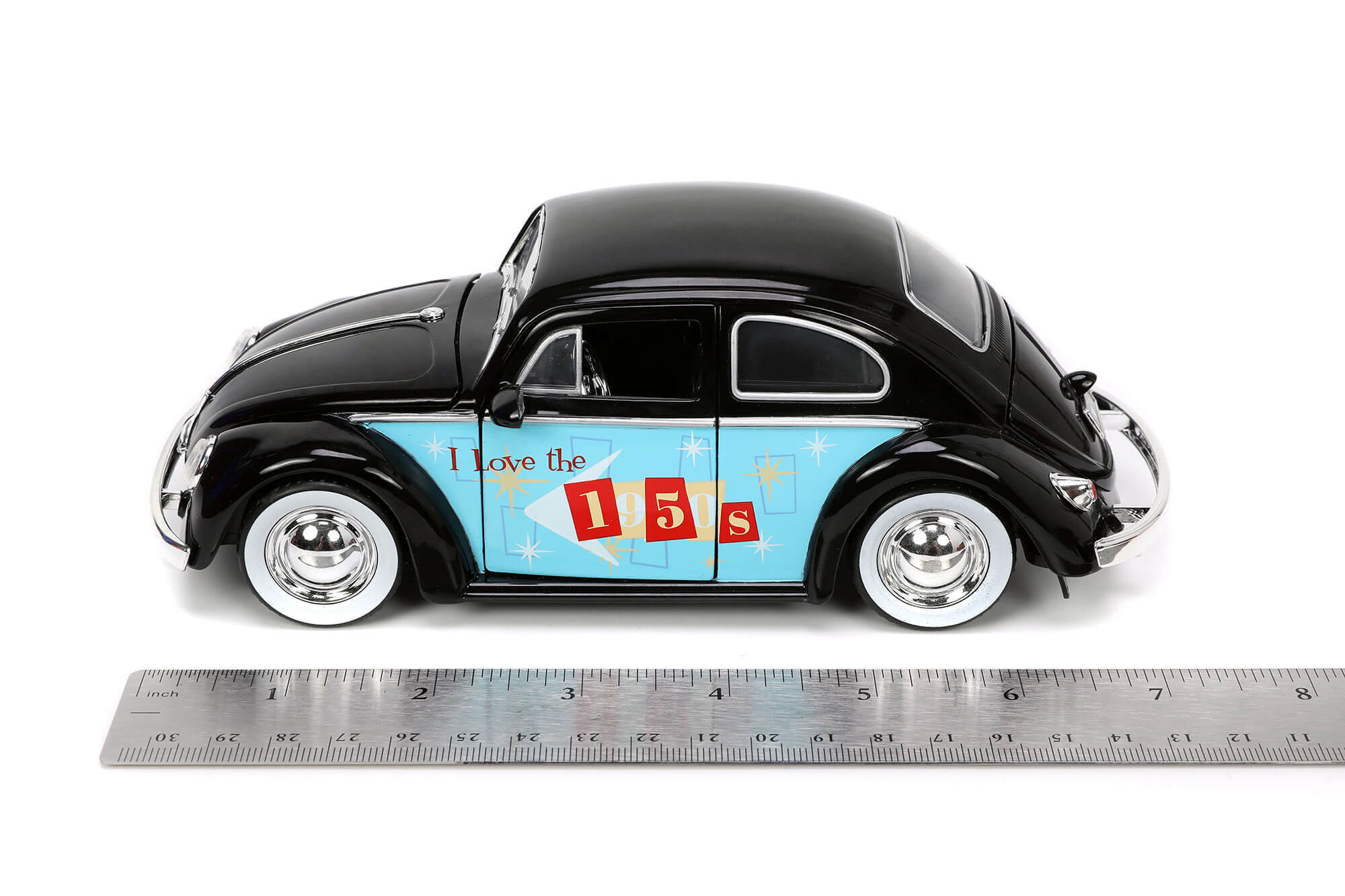I Love The...50's 1959 Volkswagen Beetle 1:24 Scale Vehicle - Image 7