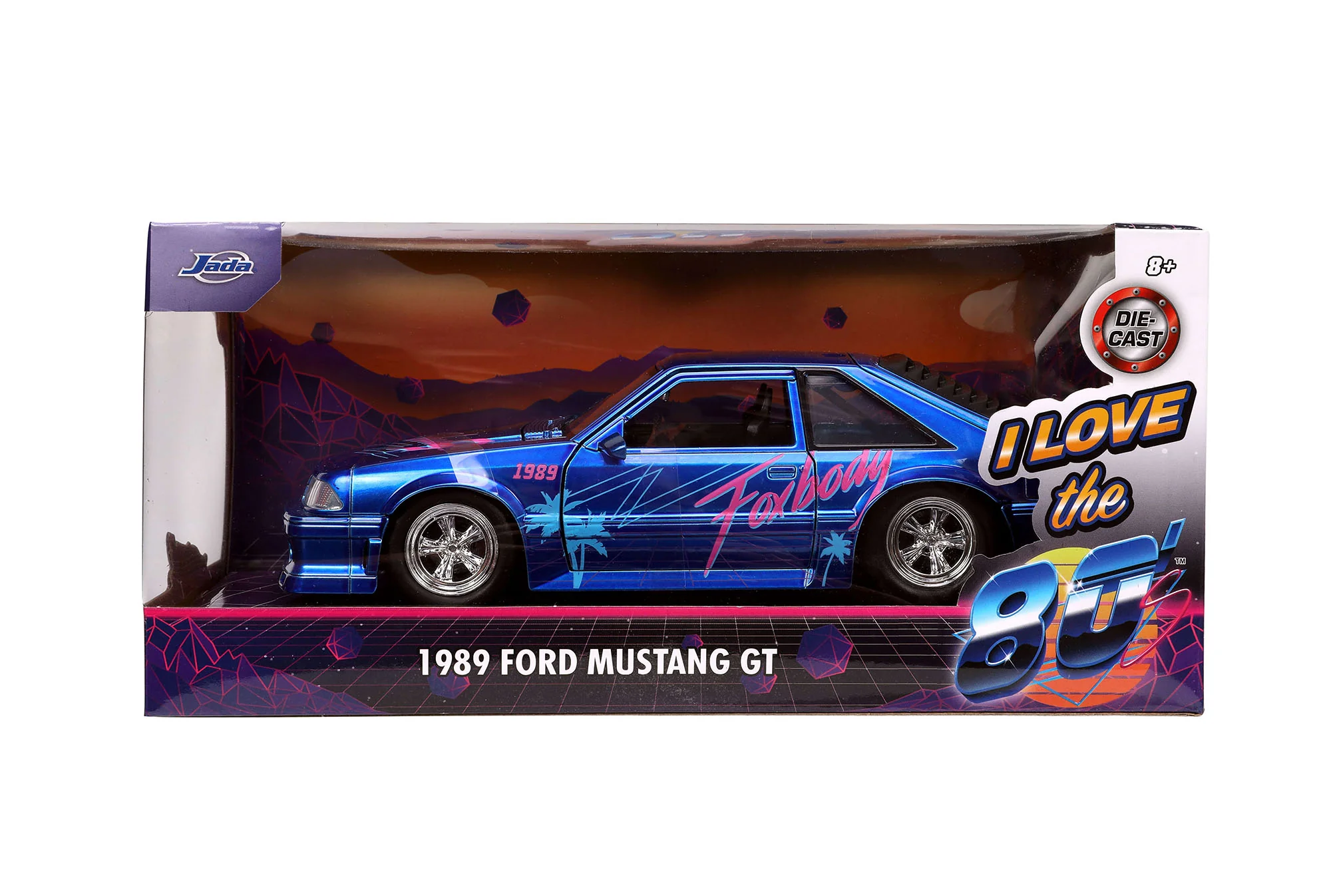 I Love The...80's 1989 Ford Mustang GT 1:24 Scale Vehicle - Image 2