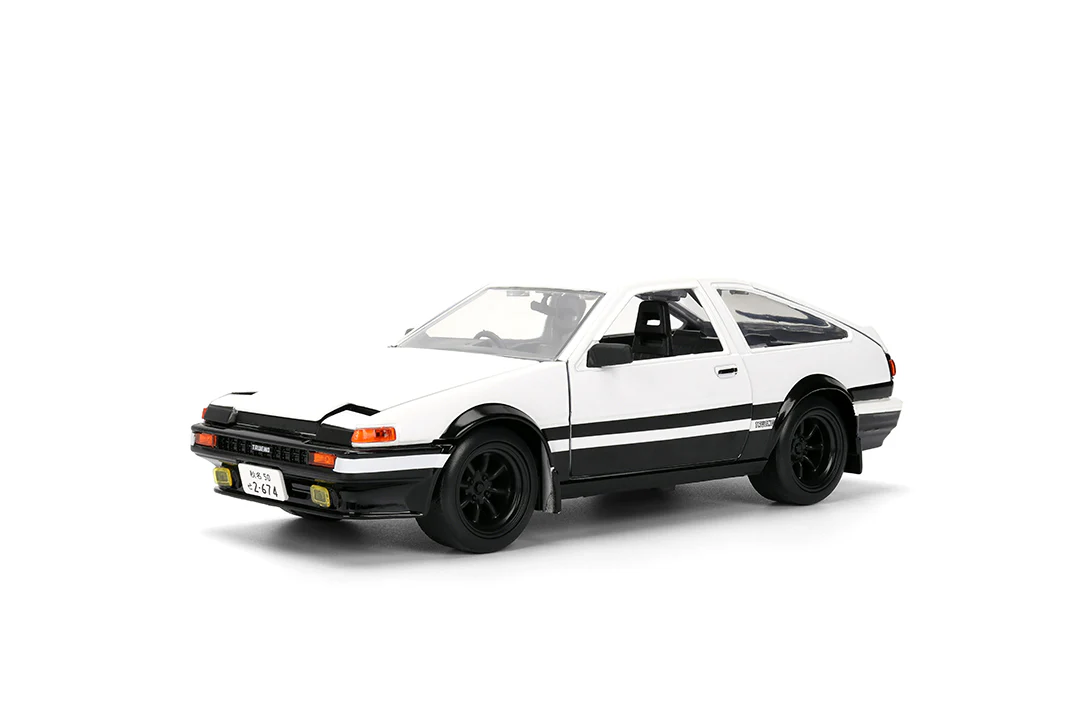 Initial D Toyota Trueno AE-86 & Takumi, 1:24 Scale Vehicle and 2.75" Die-Cast Figure - Image 10