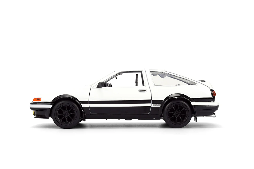 Initial D Toyota Trueno AE-86 & Takumi, 1:24 Scale Vehicle and 2.75" Die-Cast Figure - Image 11