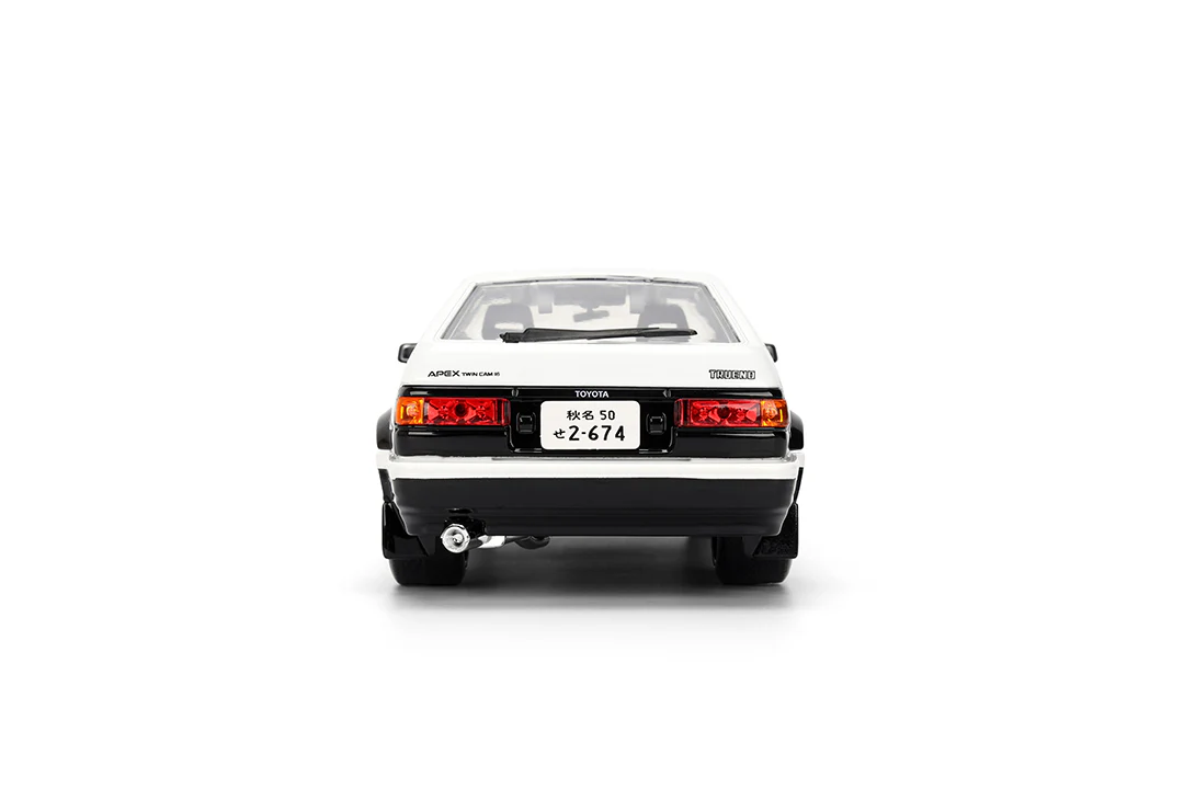 Initial D Toyota Trueno AE-86 & Takumi, 1:24 Scale Vehicle and 2.75" Die-Cast Figure - Image 13