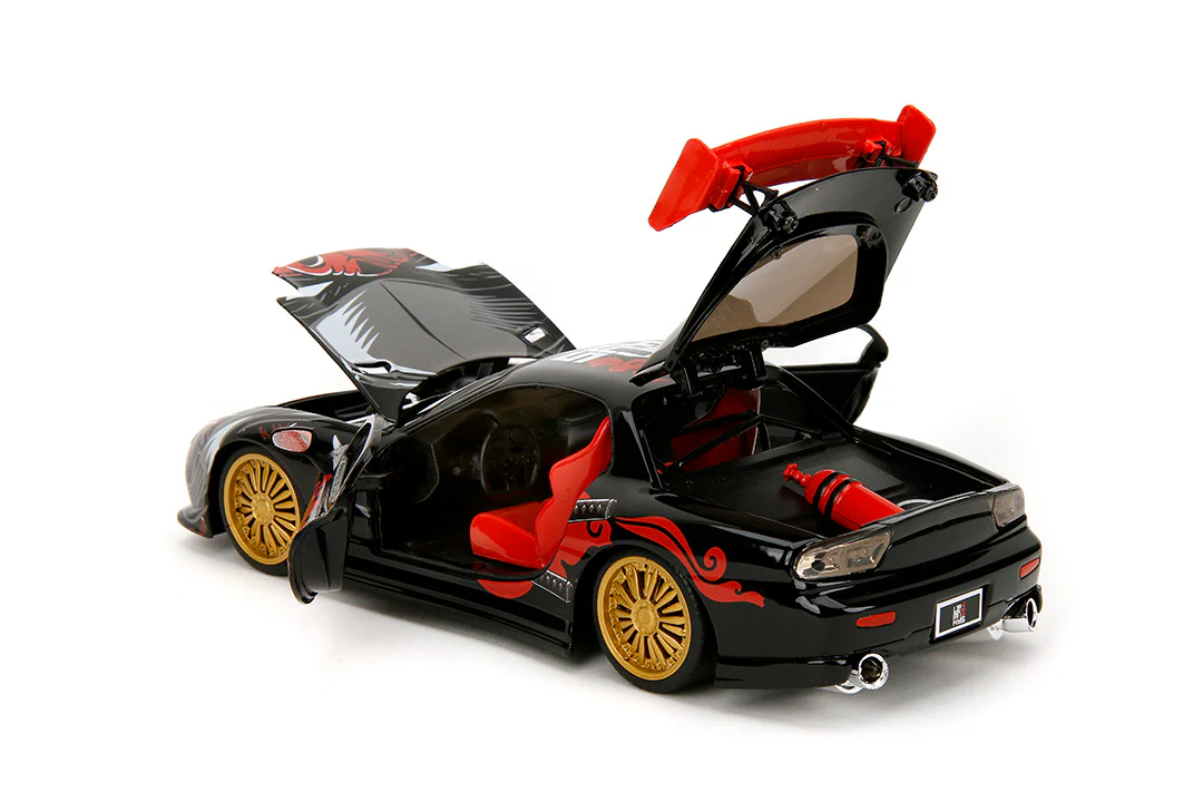 Lab Monkeys, Saru & 1993 Mazda RX-7, 1:24 Scale Vehicle & 2.75” Figure - Image 11