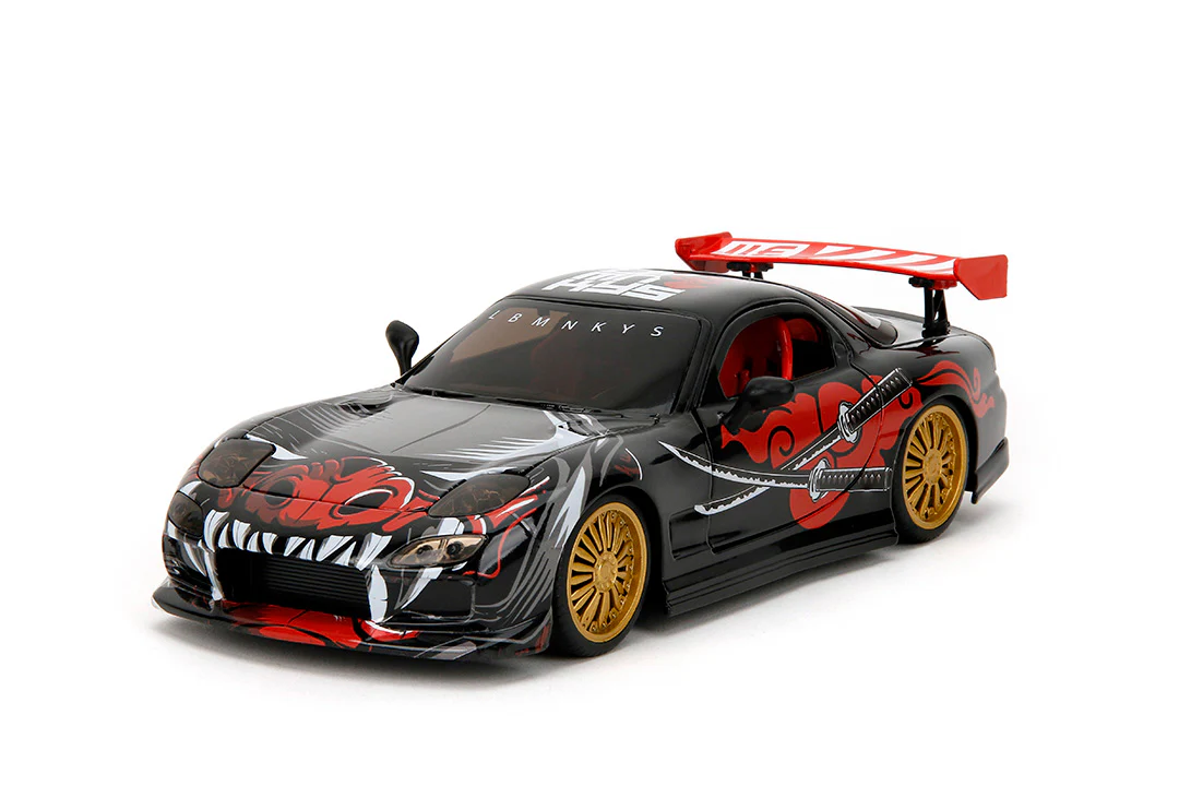 Lab Monkeys, Saru & 1993 Mazda RX-7, 1:24 Scale Vehicle & 2.75” Figure - Image 5