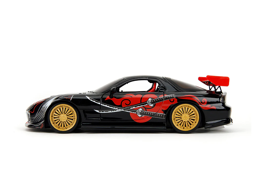 Lab Monkeys, Saru & 1993 Mazda RX-7, 1:24 Scale Vehicle & 2.75” Figure - Image 7