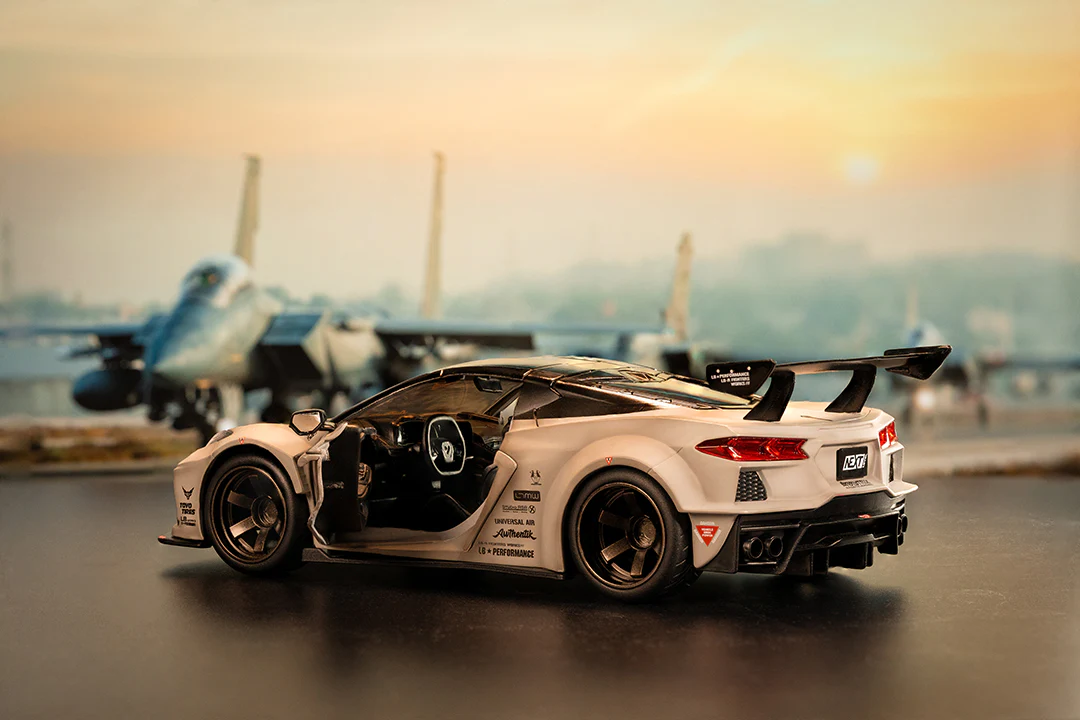 Liberty Walk Chevrolet Corvette C8, 1:24 Scale Vehicle - Image 19