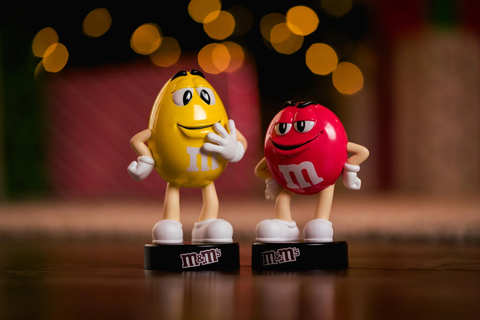 M&M’S® Red & Yellow 4-Inch Metals Die-Cast Metal Figure Bundle