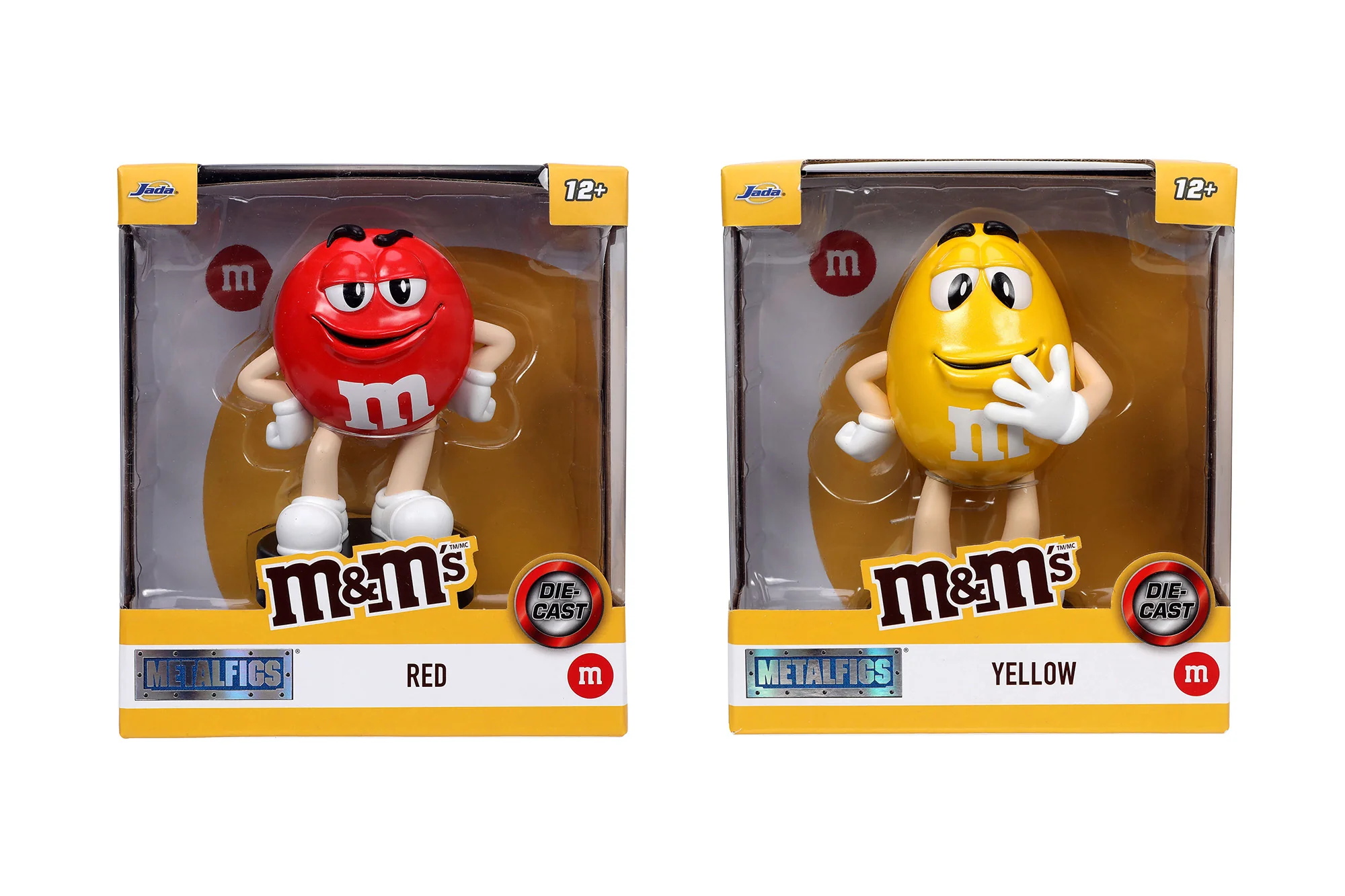 M&M’S® Red & Yellow 4-Inch Metals Die-Cast Metal Figure Bundle - Image 4