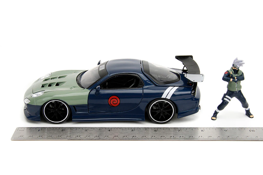 NARUTO SHIPPUDEN, Kakashi & 1993 Mazda RX-7, 1:24 Scale Vehicle & 2.75" Figure - Image 11