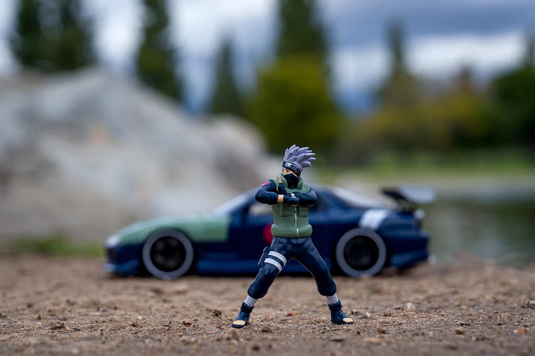 NARUTO SHIPPUDEN, Kakashi & 1993 Mazda RX-7, 1:24 Scale Vehicle & 2.75" Figure - Image 15