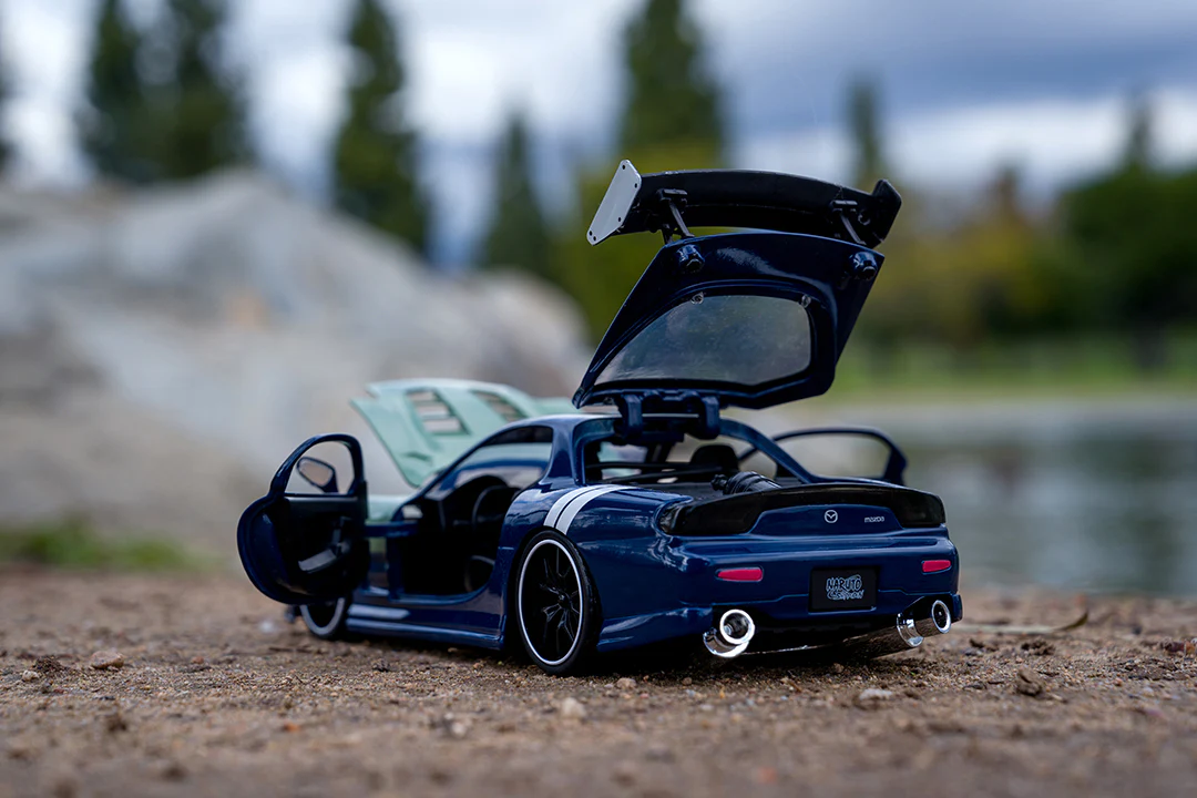 NARUTO SHIPPUDEN, Kakashi & 1993 Mazda RX-7, 1:24 Scale Vehicle & 2.75" Figure - Image 16