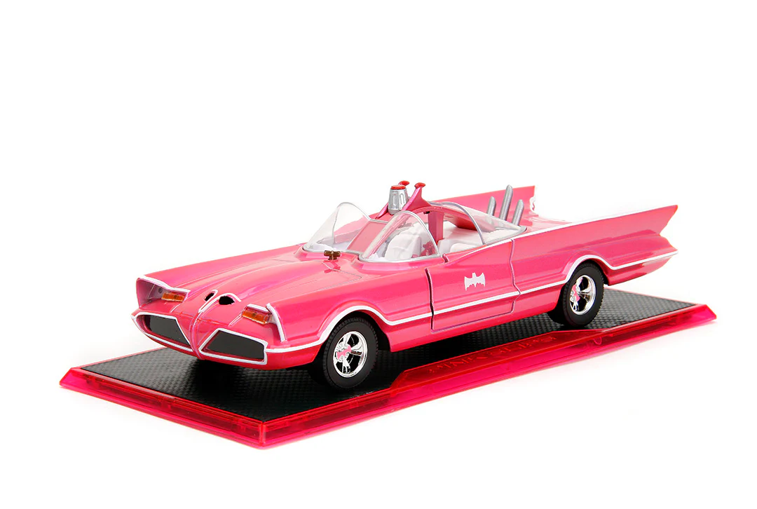 Pink Slips Batman Classic TV Series Batmobile, 1:24 Scale Vehicle - Image 3