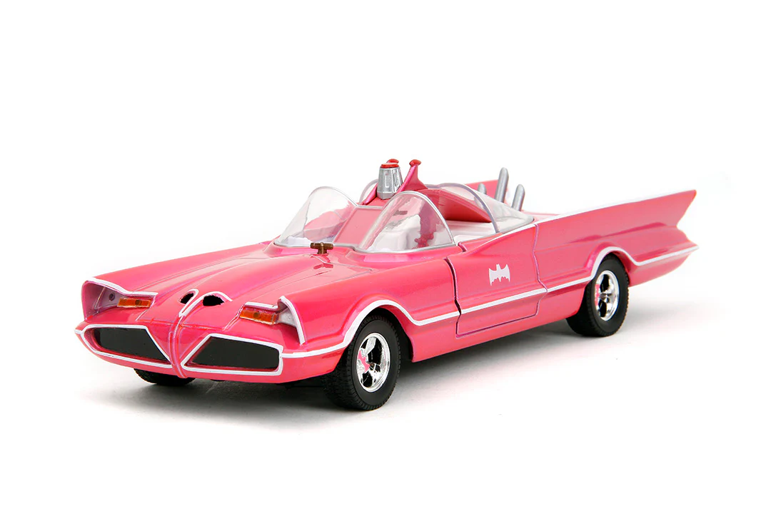 Pink Slips Batman Classic TV Series Batmobile, 1:24 Scale Vehicle - Image 5
