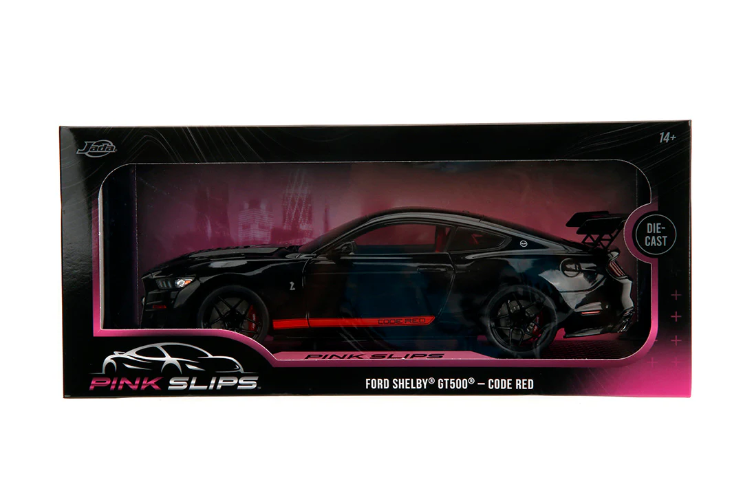 Pink Slips Ford Shelby GT-500 Code Red, 1:18 Scale Vehicle (Wave 4) - Image 2