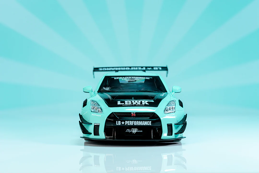 Pink Slips Nissan GT-R (R35) Liberty Walk, 1:18 Scale Vehicle (Wave 3) - Image 17