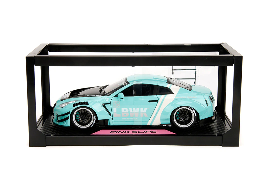 Pink Slips Nissan GT-R (R35) Liberty Walk, 1:18 Scale Vehicle (Wave 3) - Image 3