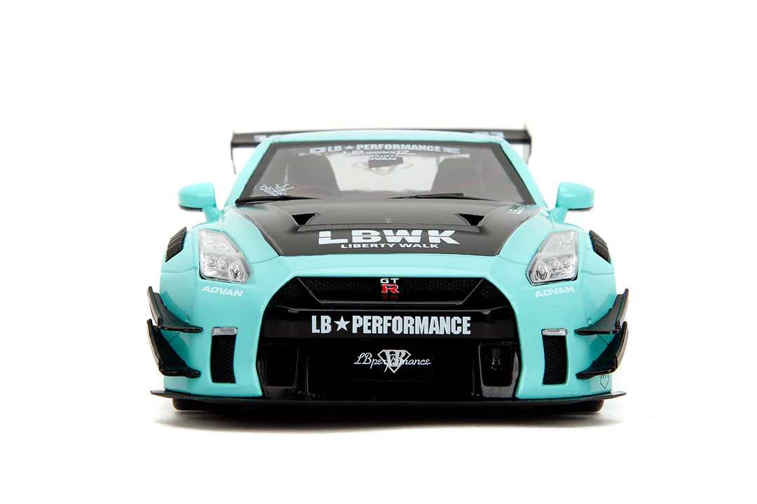 Pink Slips Nissan GT-R (R35) Liberty Walk, 1:18 Scale Vehicle (Wave 3) - Image 4