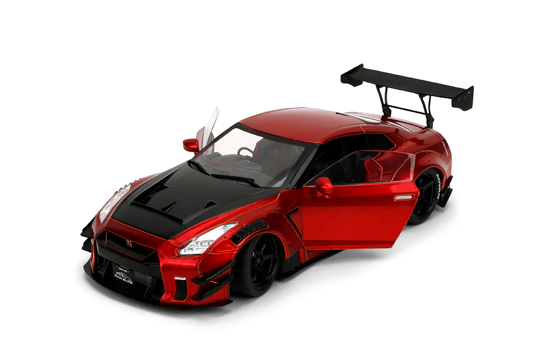 Pink Slips Nissan GT-R (R35) Liberty Walk, 1:18 Scale Vehicle (Wave 5) - Image 10