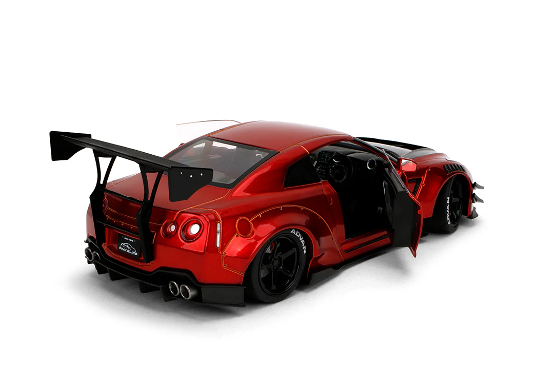 Pink Slips Nissan GT-R (R35) Liberty Walk, 1:18 Scale Vehicle (Wave 5) - Image 11