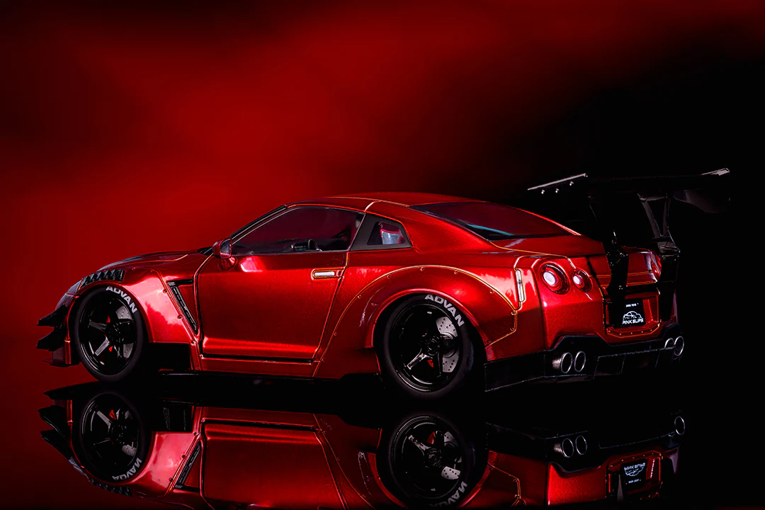Pink Slips Nissan GT-R (R35) Liberty Walk, 1:18 Scale Vehicle (Wave 5) - Image 13