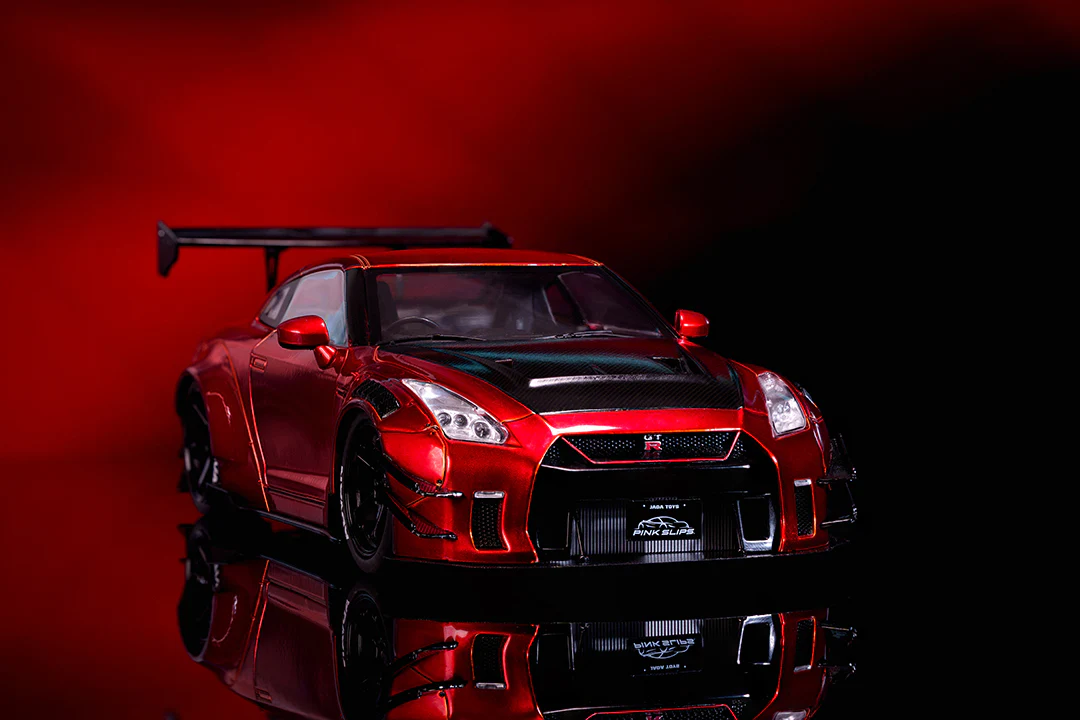 Pink Slips Nissan GT-R (R35) Liberty Walk, 1:18 Scale Vehicle (Wave 5) - Image 16