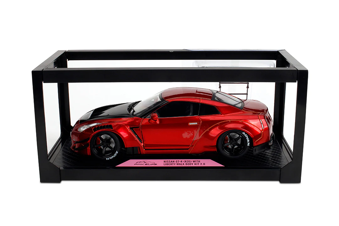 Pink Slips Nissan GT-R (R35) Liberty Walk, 1:18 Scale Vehicle (Wave 5) - Image 3
