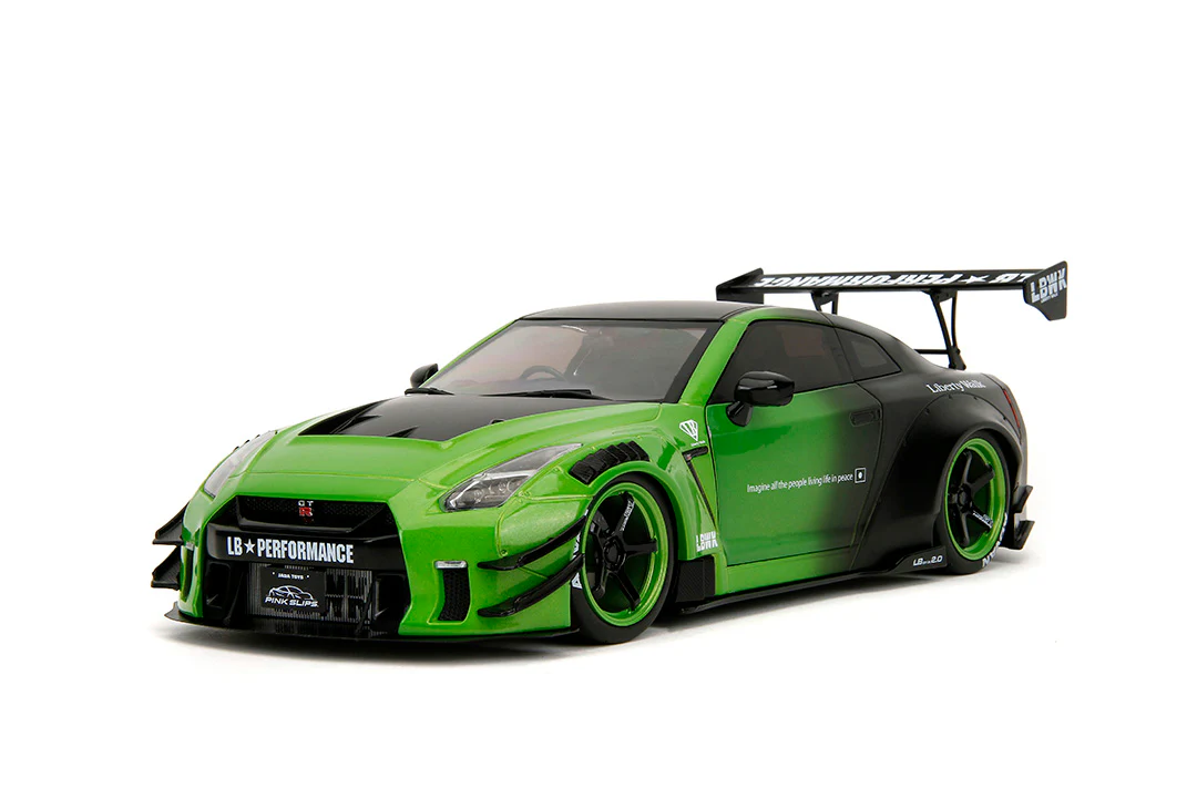 Pink Slips Nissan GT-R (R35) Liberty Walk, 1:18 Scale Vehicle (Wave 1) - Image 5