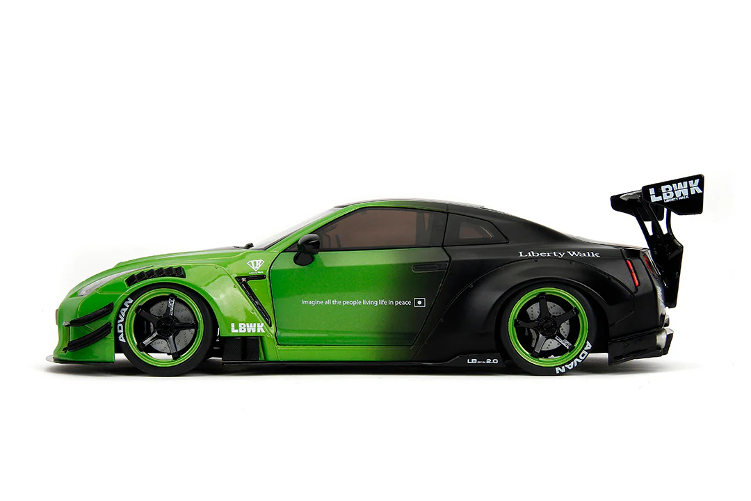 Pink Slips Nissan GT-R (R35) Liberty Walk, 1:18 Scale Vehicle (Wave 1) - Image 7