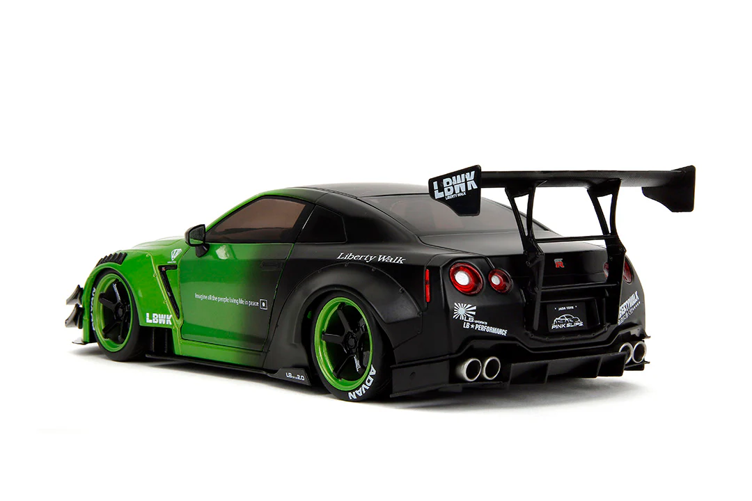 Pink Slips Nissan GT-R (R35) Liberty Walk, 1:18 Scale Vehicle (Wave 1) - Image 8