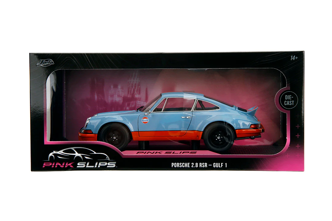 Pink Slips Porsche 911 RSR Gulf 1, 1:18 Scale Vehicle (Wave 4) - Image 2