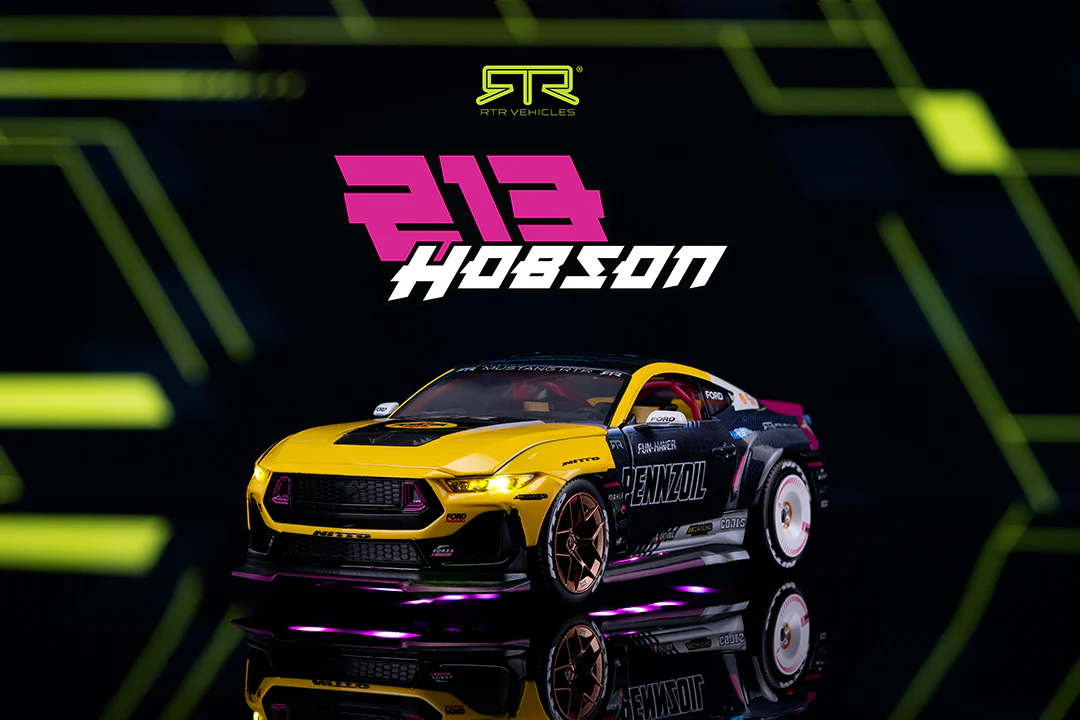 RTR Vehicles Ben Hobson 2024 Ford Mustang RTR, 1:24 Scale Vehicle