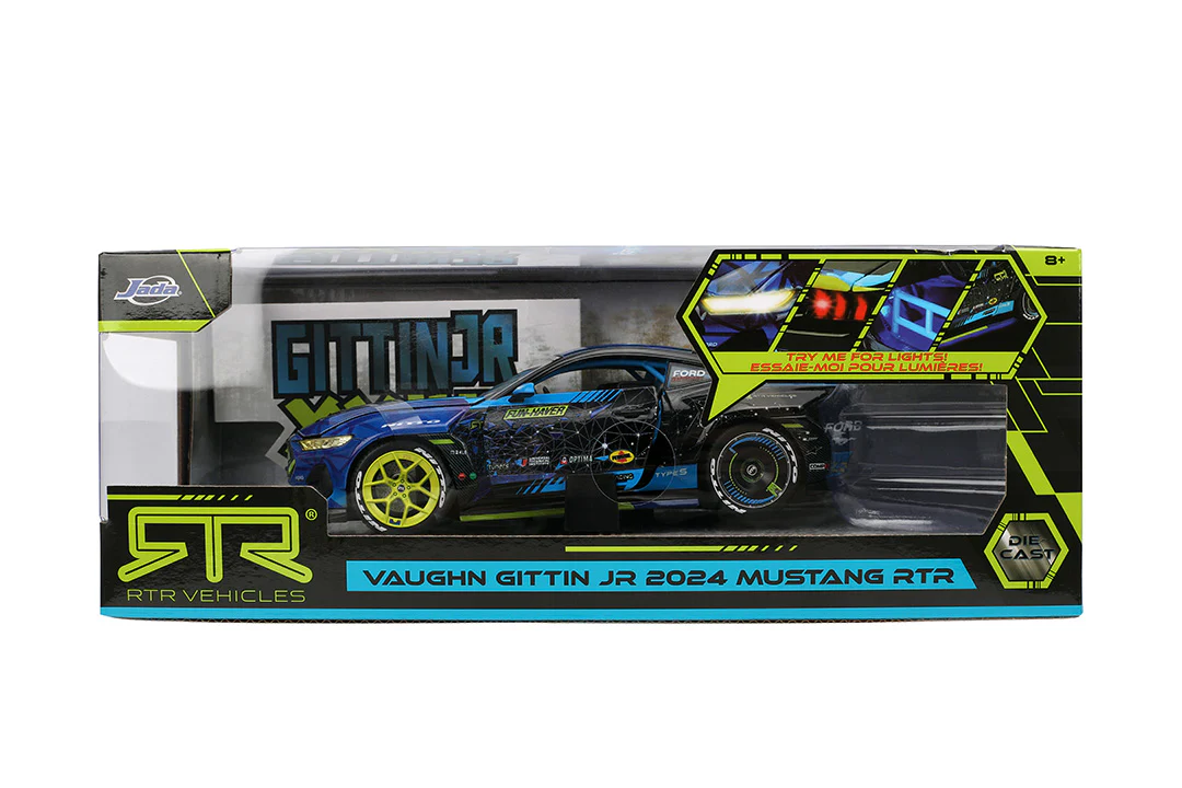 RTR Vehicles Vaughn Gittin Jr. 2024 Ford Mustang RTR, 1:24 Scale Vehicle - Image 2