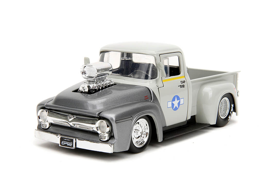 Street Fighter, Guile & 1956 Ford F-100, 1:24 Scale Vehicle & 2.75" Figure - Image 4