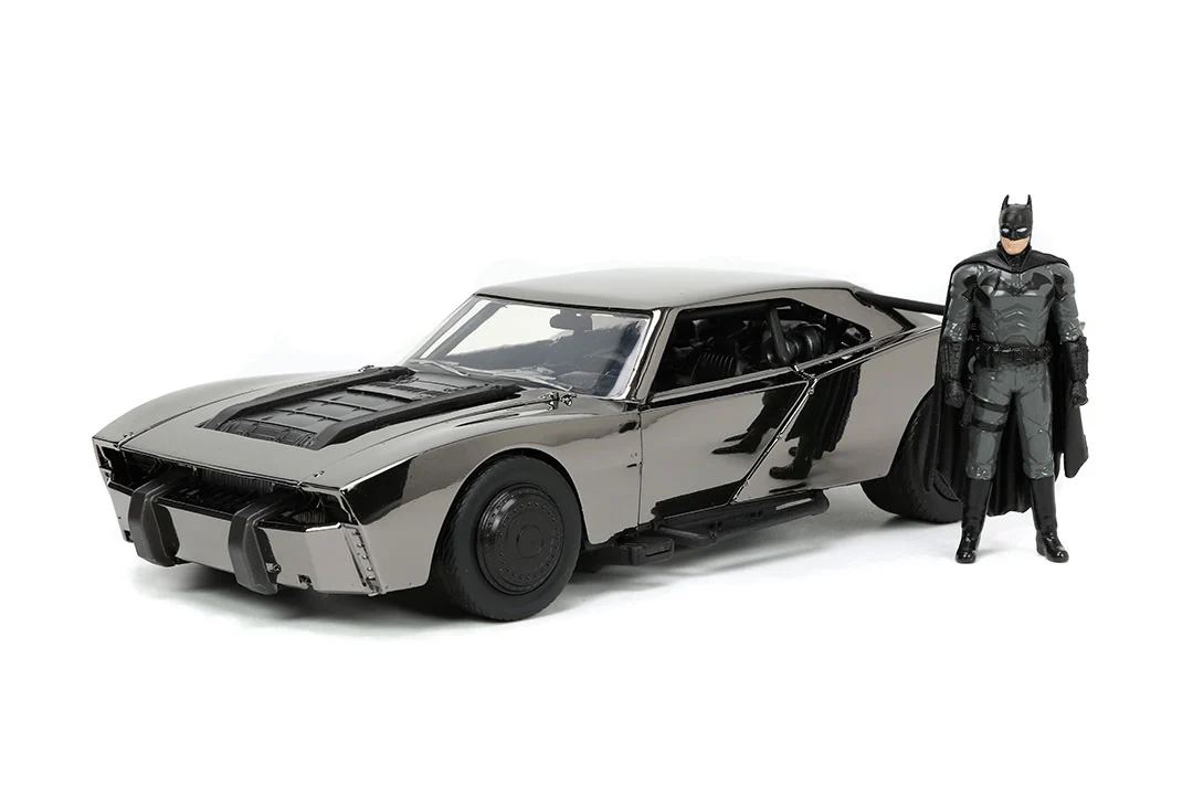 The Batman (2022) Batmobile & Batman, 1:24 Scale Vehicle & 2.75" Figure (Exclusive) - Image 3