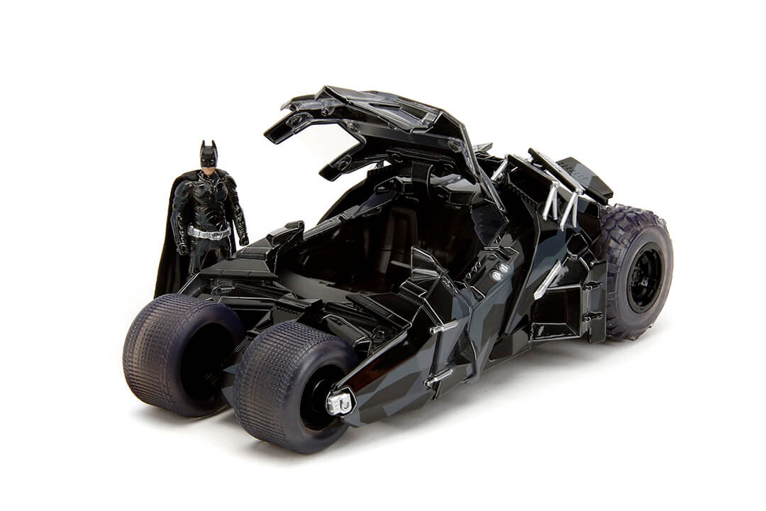 The Dark Knight Trilogy Tumbler Batmobile & Batman, 1:24 Scale Vehicle & 2.75" Figure (Exclusive) - Image 5