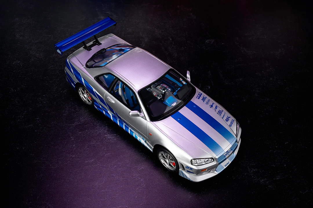TrueSpec R - Fast & Furious Brian's Nissan Skyline GT-R (R34), 1:18 Scale Resin Vehicle [PRE-ORDER] - Image 8