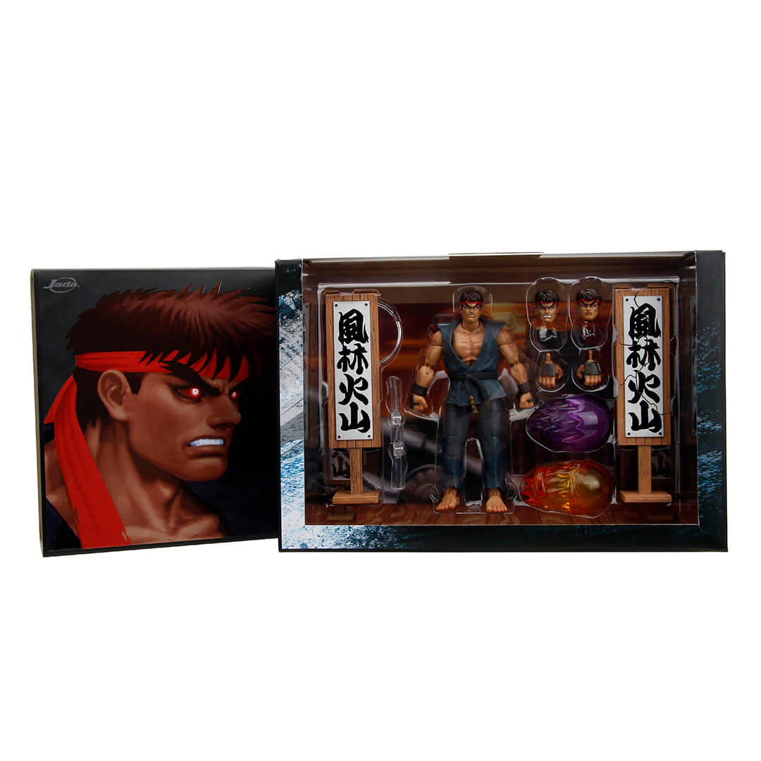 Ultra Street Fighter II Evil Ryu 1/12 Scale Action Figure Deluxe Set (Exclusive) - Image 4