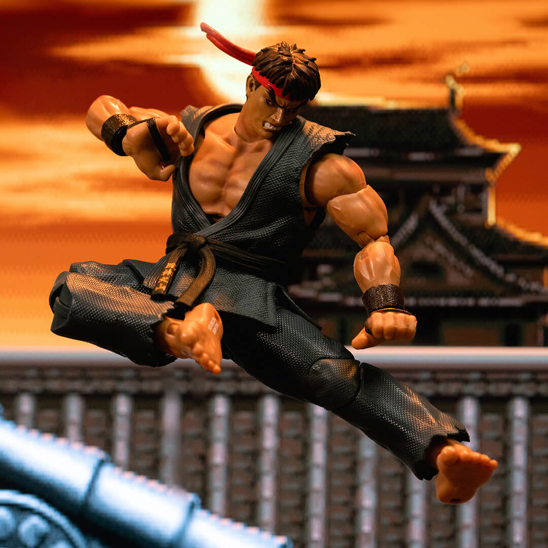 Ultra Street Fighter II Evil Ryu 1/12 Scale Action Figure Deluxe Set (Exclusive) - Image 7