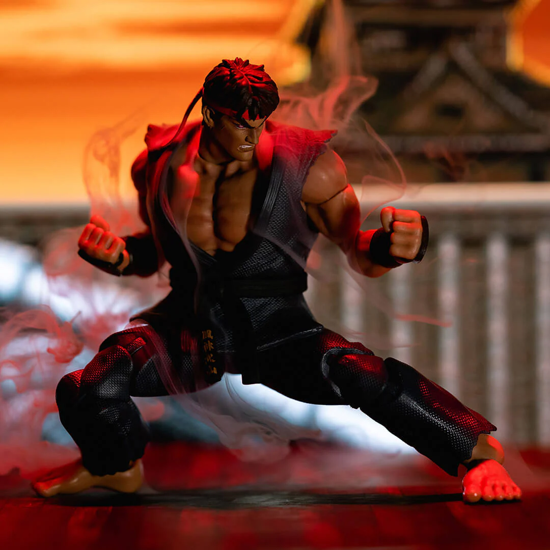 Ultra Street Fighter II Evil Ryu 1/12 Scale Action Figure Deluxe Set (Exclusive) - Image 8